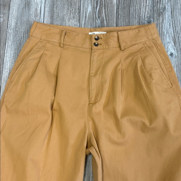 Madewell Pleated Taper Wide-Leg Pants - Picture 5 of 14